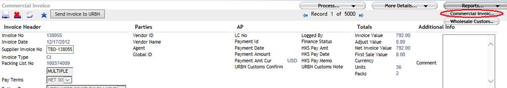 How to Print or Save the Invoice *If you are setup with LC,