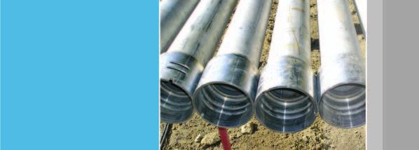 RISER PIPES The physical parameters of depth and diameter, along with pump pressure and water quality, are the main factors determining the choice of riser pipe and the type of connecting fitting.