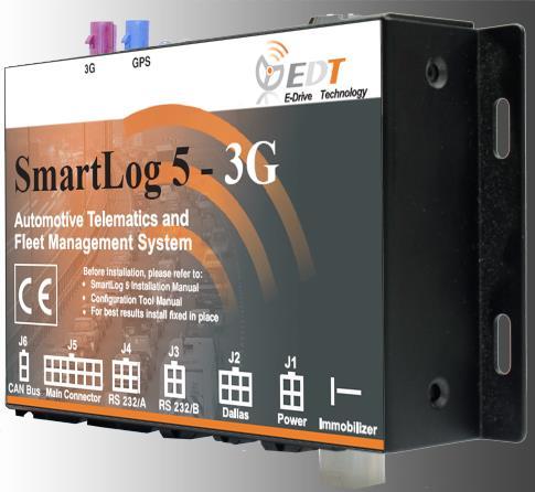 Versatile FMS Platform SmartLog 5 On-board Communication Modes: RF, 2G, 3G External Communication Support