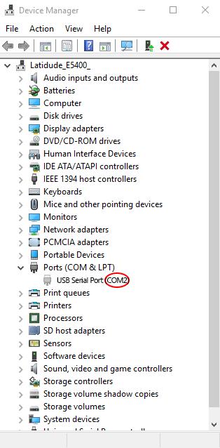 10. At the Device Manager, click Actions Scan for hardware changes.