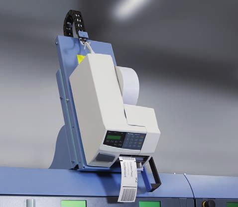 scanned to avoid printing over existing bar codes and for verification of just printed bar codes Scanning of the whole mail piece (up to B5 format) with a state-of-the-art scanner based on LED
