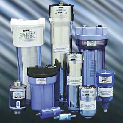The Balston LP depth filter cartridges may be used for fine filtration of liquids with heavy dirt loading, when chemical or solvent resistance is required, or as prefilters to