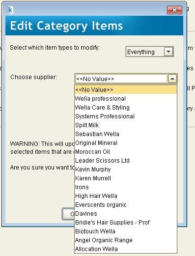 5) Click Ok To edit an existing supplier 1) Click on the Cards tab in Kitomba, and then click on the Work with Suppliers button.