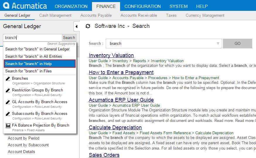 How to Use This Course 7 Figure: Search for help articles How to Create a Company on an Acumatica ERP Instance With the Needed Data As mentioned in the list above, after you have completed Part 1 of