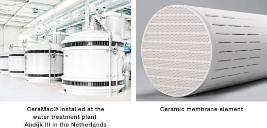 CeraMac Ceramic microfilter (Metawater), 0.