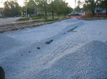 There are permeable varieties of asphalt, concrete, and interlocking pavers.