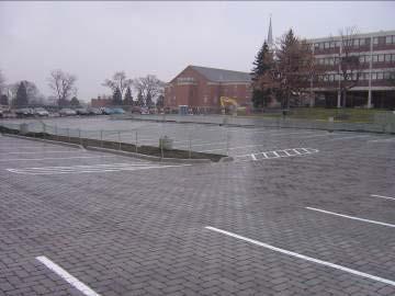 Direct connection of roof leaders and/or inlets The stone sub-base storage of permeable pavement systems can be designed with extra capacity, and roof leaders and inlets from adjacent