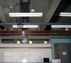 areas for transferring air from classrooms to the corridors, from which the used air is then transferred to the toilets