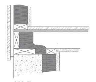 Figure 14 Note: For homes where the underside of the floor is exposed and readily accessible, such as those on pilings or with living spaces over garage areas, the insulation should be covered with a