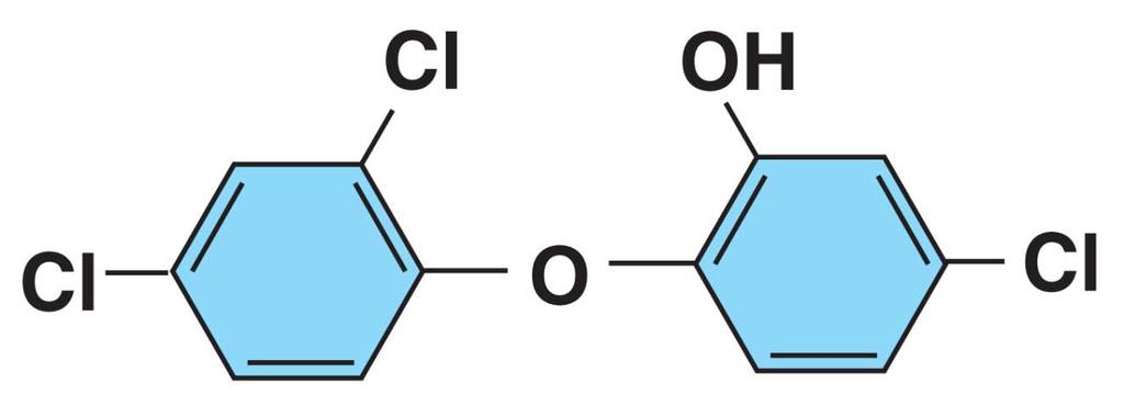 (c) Hexachlorophene (a