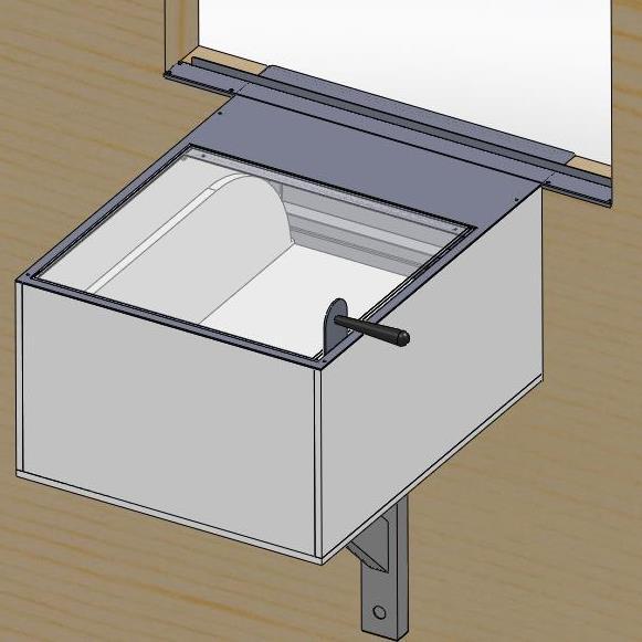 Test the drawer to ensure that the screws do not obstruct the sliding action.