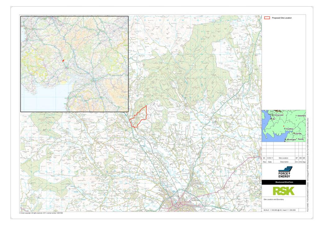 BLACKWOOD WIND FARM WELCOME TO OUR EXHIBITION Force 9 Energy is seeking to develop a 5 turbine wind farm 1.5km to the east of Auldgirth, approximately 15km north of Dumfries.