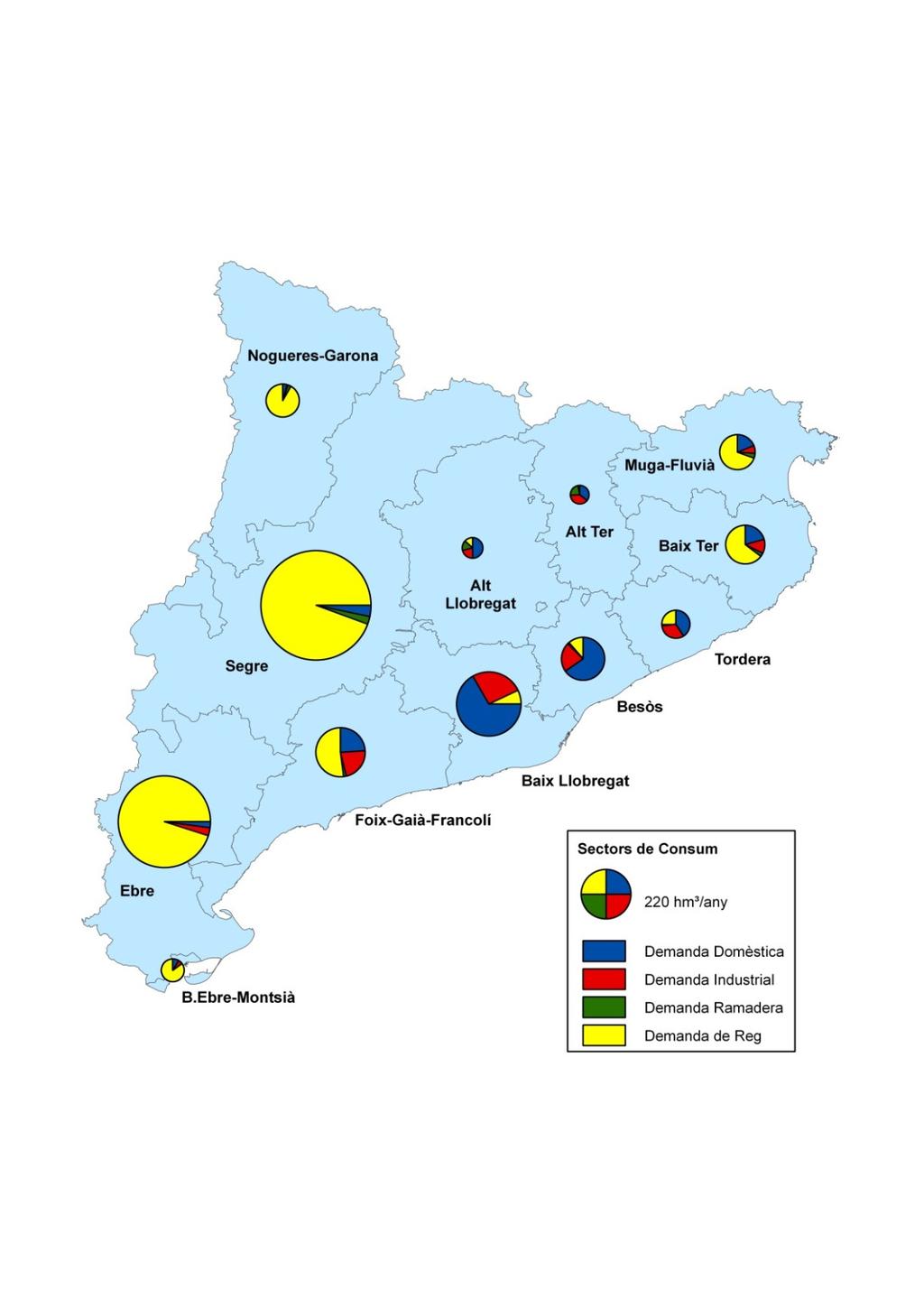 Administrative division Not all waters flowing by Catalan rivers are managed by Catalan autonomous government Administrative division: Internal Basins ( Conques Internes ), under the responsibility