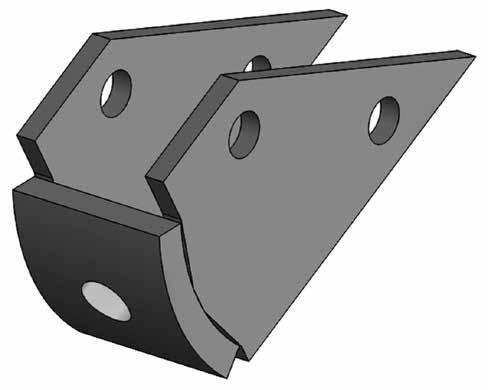 Bridge Brackets C59D Conversion Kit A C49 Bridge Bracket is quickly and easily converted to the deeper C49D Bridge Bracket by using this conversion kit. 1.
