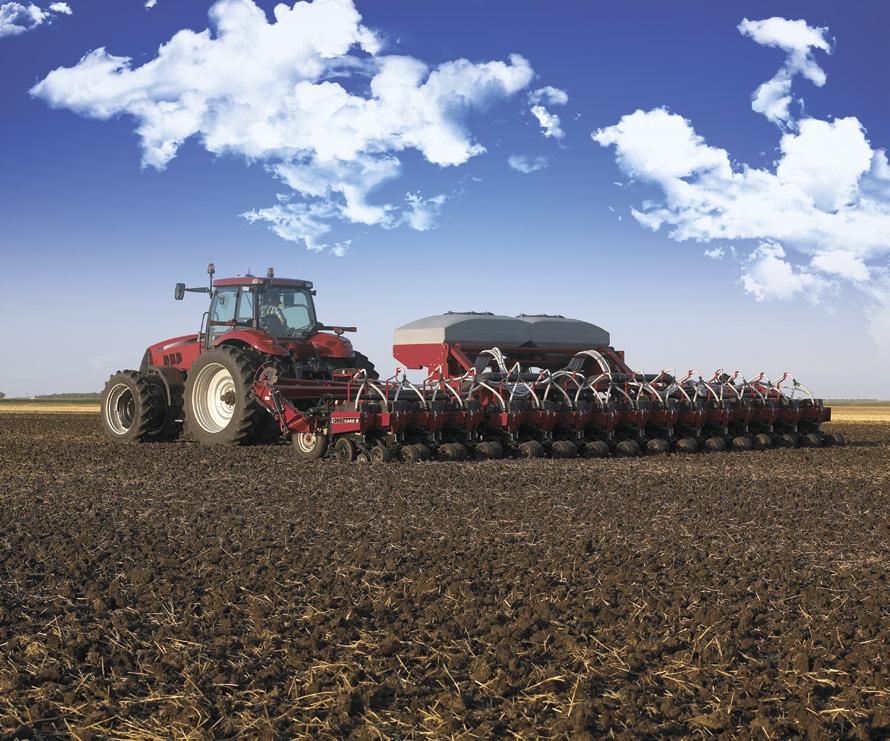 VARIABLE RATE APPLICATION CONTROL Simultaneously control the application rate of up to six different materials when using the TMX-2050 display or FmX integrated display, including seed, granular