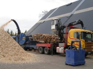 The chipping productivity of whole-trees & delimbed stems Chipping productivity,