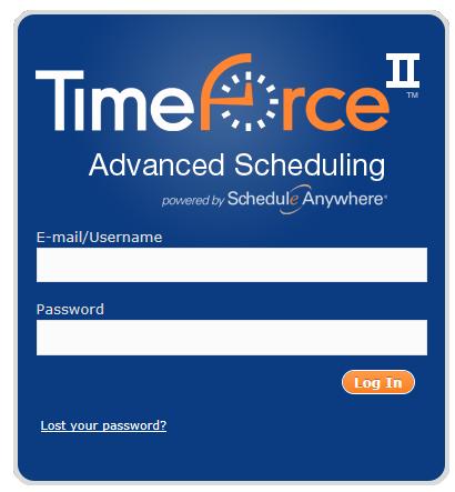 Advanced Scheduling- Login Page This is the login page for the Advanced Scheduling website.