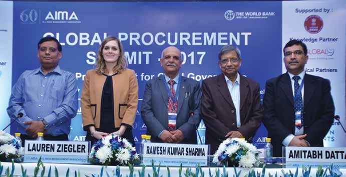 Plenary Session 6 The last session of the Summit on day two was on Effective Knowledge Management in Procurement chaired by Ramesh Kumar Sharma, a retired secretary, public procurement monitoring