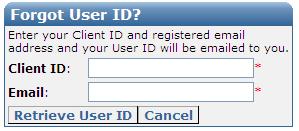 Login Information Using a web browser navigate to: http://www.myratelinx.com If you forget your User ID or Password you may retrieve your login information by clicking on the Forgot User ID?