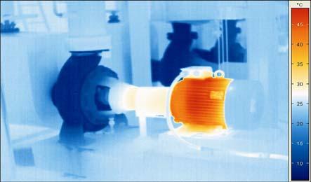 Img. 1 Thermogram of a running motor Img.