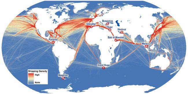Cargo Densities of Global Deepwater Shipping