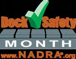 $3,000 $1,500 $750 $550 PLATINUM *2 Available GOLD *3 Available SILVER *3 Available BRONZE Official Sponsor of Deck Safety Month Deck Safety Month Sponsor logo for your use Logo on Deck Safety page