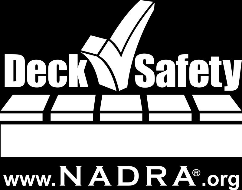 NADRA's May enewsletter Official Sponsor of Deck Safety Month Deck Safety Month Sponsor logo for your use Logo on Deck Safety page with link out Logo on email communication with link out (1)