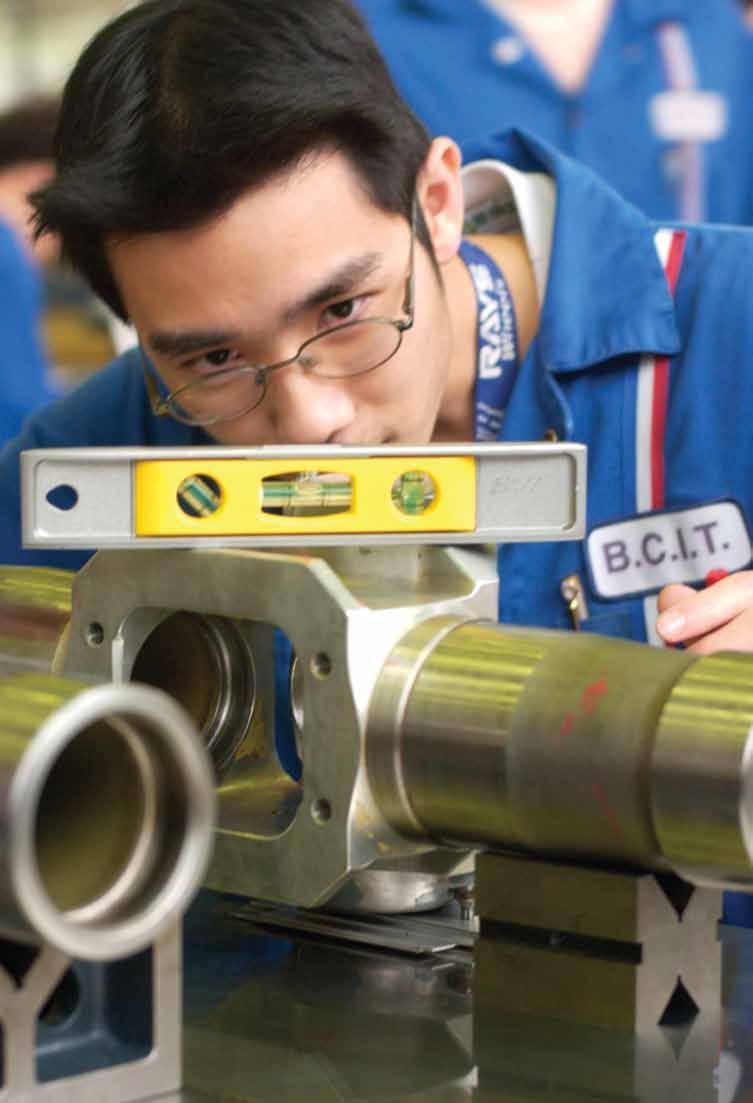 BCIT is committed to developing an integrated strategy that provides resources for core operations, leading-edge
