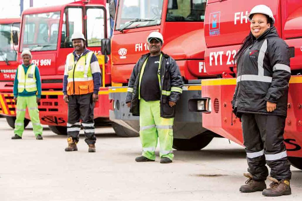 A WORLD-CLASS WORKFORCE AT TRANSNET PORT TERMINALS WE HAVE LONG BELIEVED THAT OUR STAFF ARE OUR GREATEST ASSETS.
