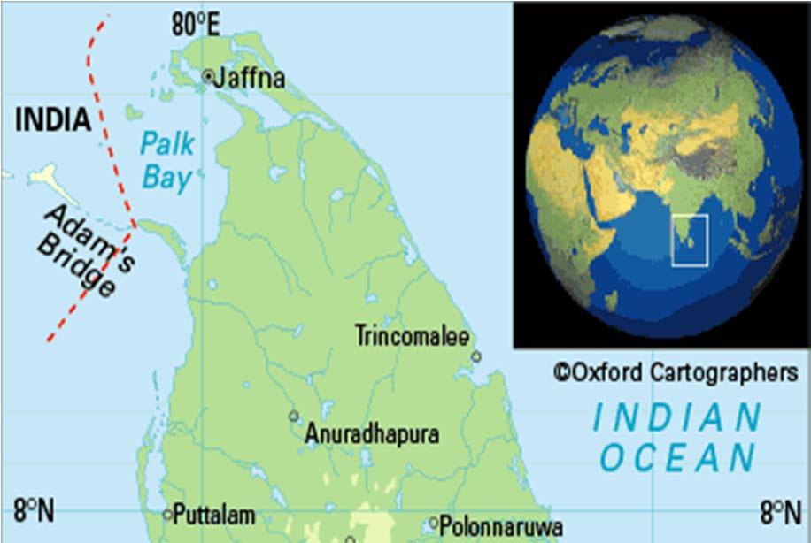 Sri Lanka Population: 20,450 (2009) Area: 25,332 square miles (65,610 sq km) State