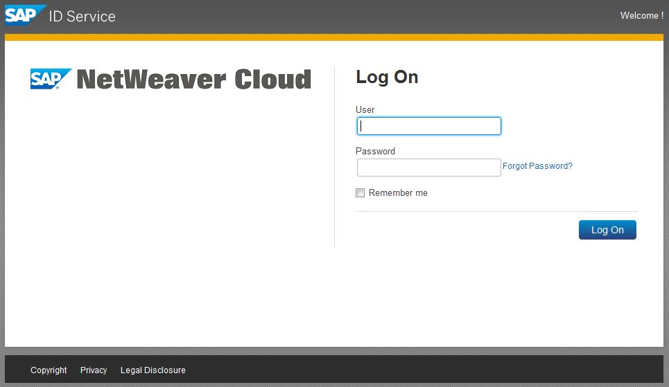 Outlook (Mass) User Account Provisioning to ID Service from SAP NetWeaver Cloud Support for tenant-specific ID Service UI