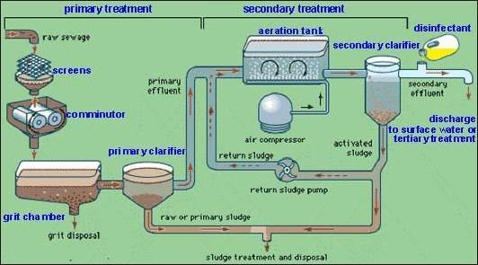 organic materials in the wastewater. About 90% of the Biological Oxygen Demand is removed during Biological treatment. 17 7.