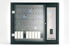 Traka offers a range of key cabinets including the Traka Touch intelligent key management accessed via a touch screen interface.