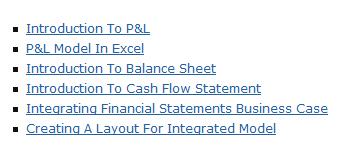 Study Session: Week I 1. Pre-requisites to Project Financial Modeling 2.