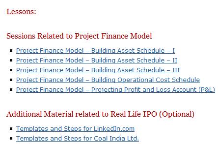 Study Session: Week VIII 1. Integrated Project Finance Model 1. Building Asset Schedule 2. Projecting Operational Costs 3.