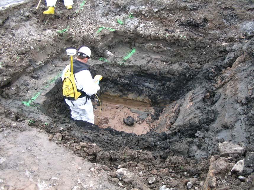 site groundwater in December 2006. No action was warranted for groundwater at Linde because there were no complete exposure pathways to the affected groundwater.