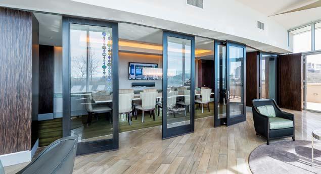 Timberframe GlassWall Available in a wide variety of wood, hardware and glass options, Hufcor s Timberframe GlassWall glass panels combine the openness and light transmission of glass with the warmth