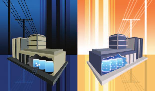 Store ice at night to cool more efficiently Instead of building more power plants, and increasing our dependence on foreign natural resources, we can use the concept of energy storage to make better