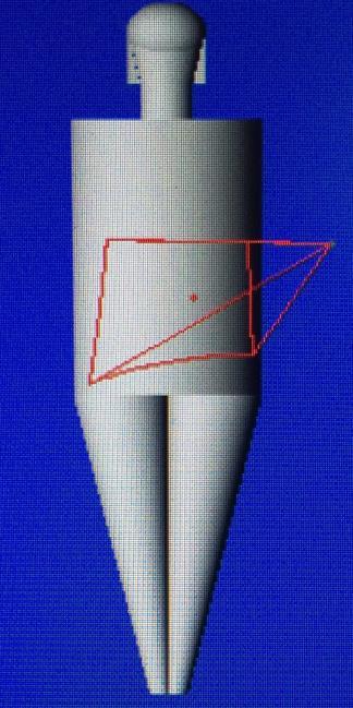 patient, given in detail in the DICOM Structured report. Figure 7 illustrates the field size and a specific angulation for a patient.