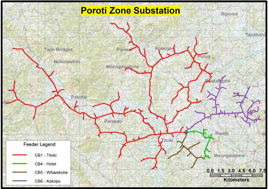 Network Development Plan 5-37 Poroti Zone Substation Poroti Geographic