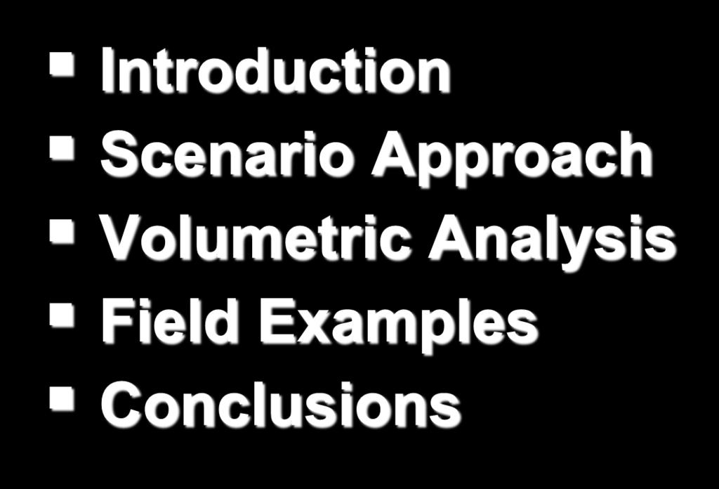 Structure Introduction Scenario Approach