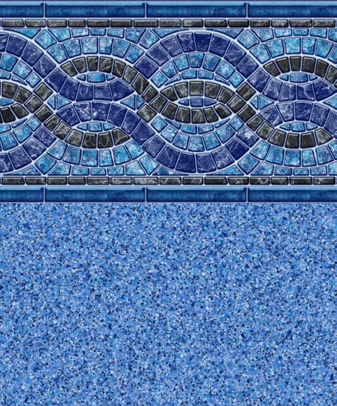 Diffusion Floor Bayview Blue Tile 28/20 mil w/