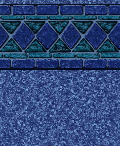 Pebble Floor Blue Lancashire Tile 28/20 mil w/