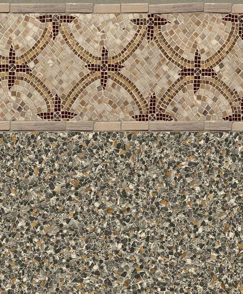 Floor Luna Tile w/ Sandstone