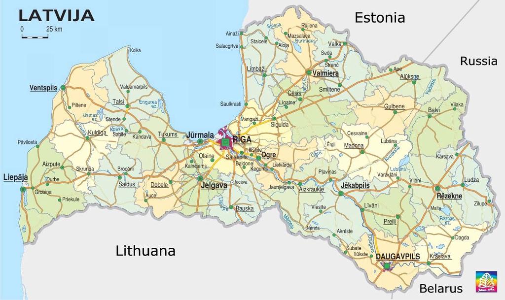 Heat Market in Latvia / Top 9 cities Territorial unit Heat production (GWh) Market share LATVIA 6 944 Rīga 3 484 50% Daugavpils 467 7% 217 106