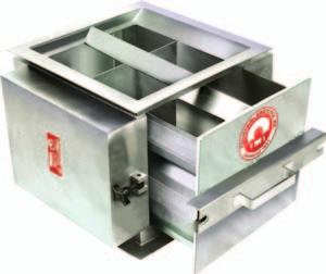 Flush Face Exposed Pole (EP) Plate Magnets are designed for above or below the flow applications.