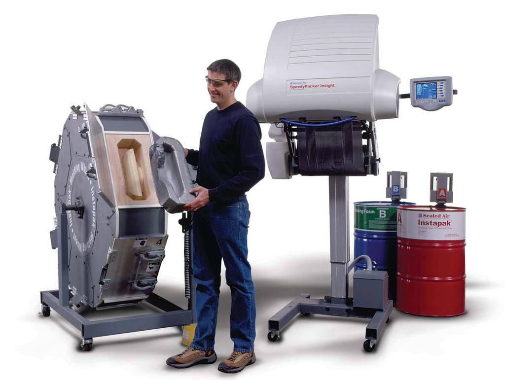 SpeedyPacker Insight Molding Solutions Combine the speed of a foam-in-bag system with the