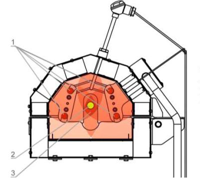 5. Cooling chamber.