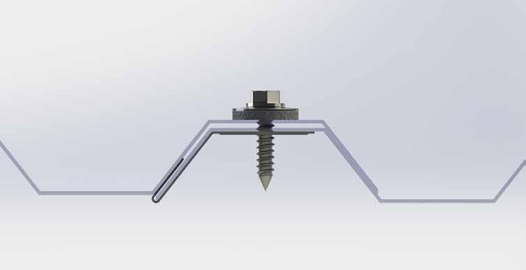 A. Lap Clip * System Components Component Description Lap clip - Greca # 10 x 3/4" self tapping screw with 5/8" washer/gasket fixed with lap clip at corrugation overlaps.