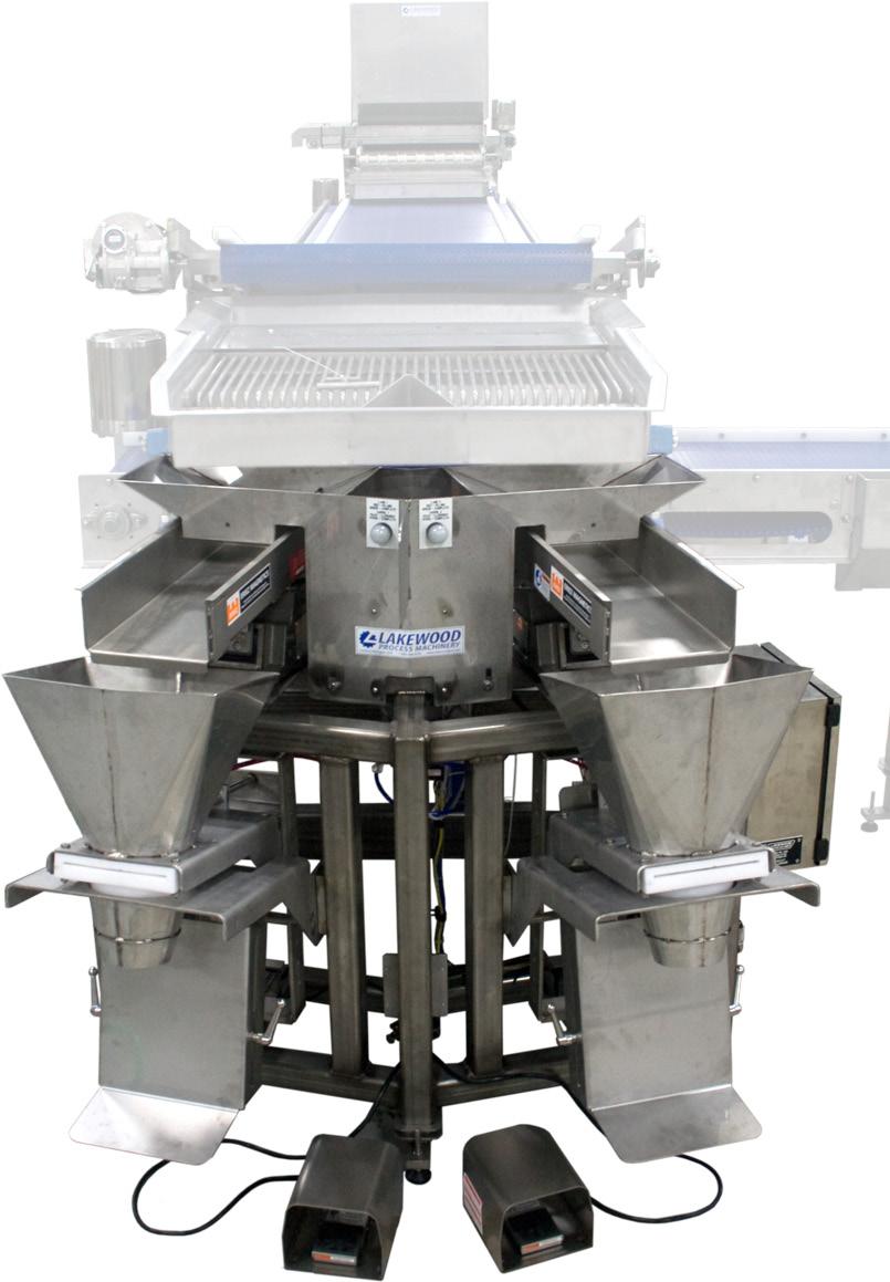 IQF RASPBERRY BOX & BAG FILLER BAG & BOX FILLING SYSTEM HIGH-SPEED WEIGH-FILLING SYSTEM FOR LARGE BAGS AND BOXES Bag & Box Filling System Package includes the following: Crumble Separating Shaker